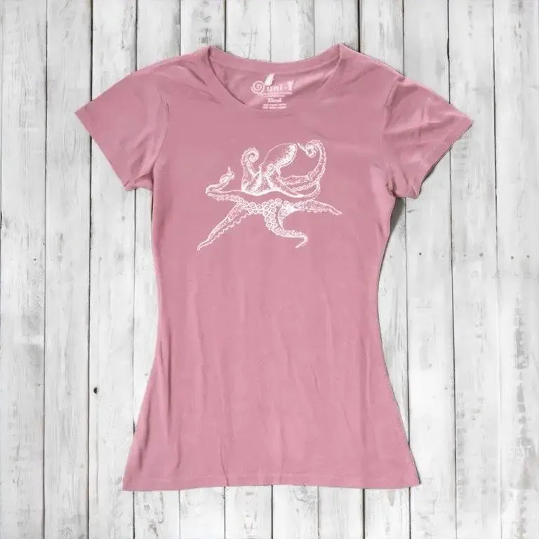 Women's Octopus T-shirt - Stylish Ocean Inspired Apparel